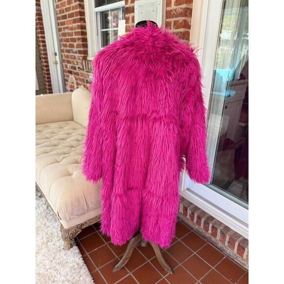 Eloquii Cozy Pink Shag Faux Fur Coat – Size 22/24 (NWT) - Picture 2 of 6